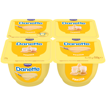 Danette puding multipack
