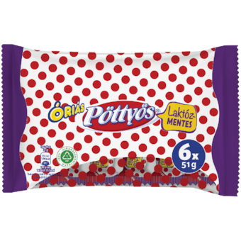 Pöttyös Óriás laktózmentes Túró Rudi multipack