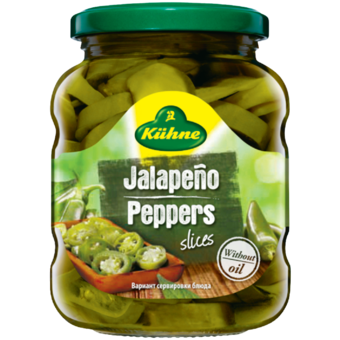 Kühne szeletelt jalapeno paprika