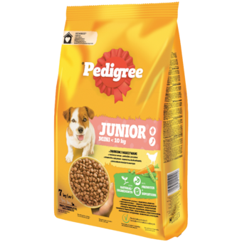 Pedigree Junior Mini teljes értékű szárazeledel kölyökkutyáknak