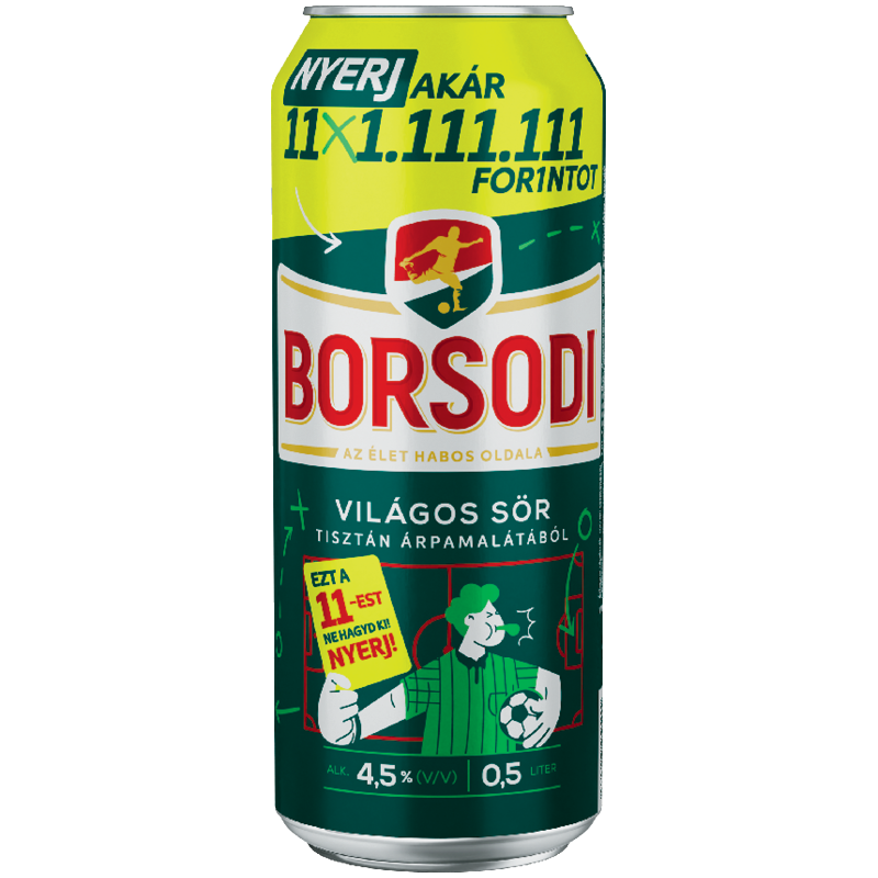 Borsodi Dobozos Világos Sör