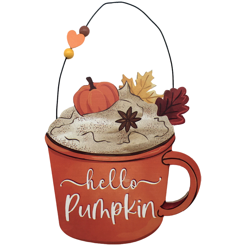 Hello Pumpkin Függő Fatábla