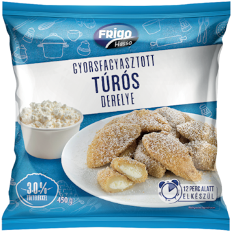 Frigo-Hasso gyorsfagyasztott túrós derelye