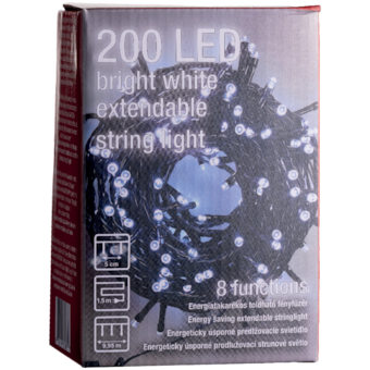 200 LED toldható fényfüzér*