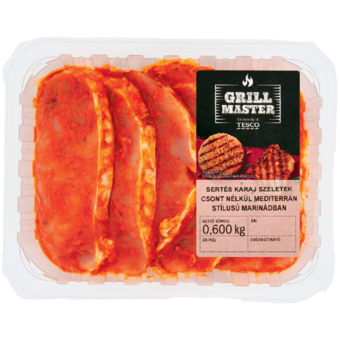 Grill Master mediterrán fűszerezésű szeletelt sertéskaraj