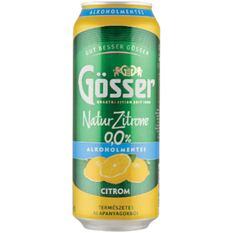 Gösser Nature Zitrone dobozos sör