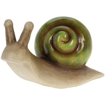 Csiga dekor figura