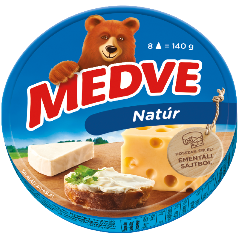 Medve Kenhető, Zsíros ömlesztett Sajt