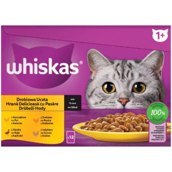 Whiskas alutasakos macskaeledel multipack