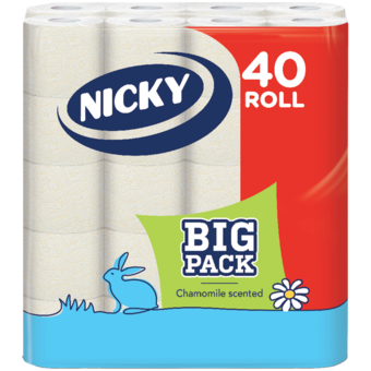 Nicky Big Pack Chamomile scented toalettpapír