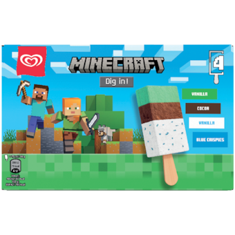 Algida Minecraft jégkrém multipack