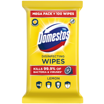 Domestos Lemon Fresh fertőtlenítő törlőkendő