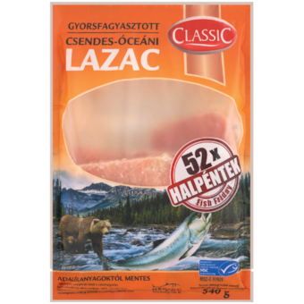 Classic gyorsfagyasztott csendes-óceáni lazac