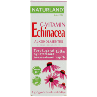 Naturland Echinacea + C-vitamin szirup