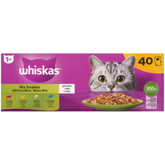 Whiskas alutasakos macskaeledel multipack