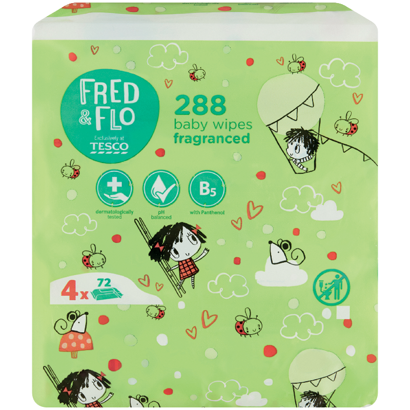 Fred&flo Baba Törlőkendő Multipack