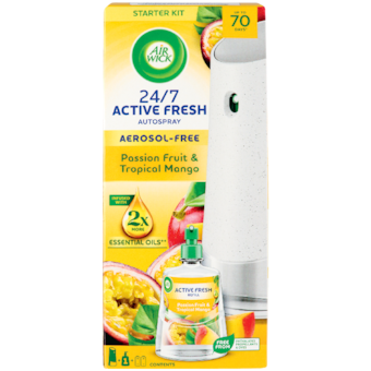 Air Wick Active Fresh Trópusi Mangó és Maracuja készülék és utántöltő
