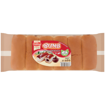 Cake Mania Buns csokoládé krémmel töltött molnárka kovásszal és csokoládés töltelékkel