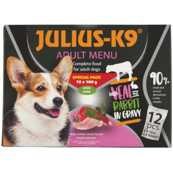 Julius-K9 alutasakos kutyaeledel