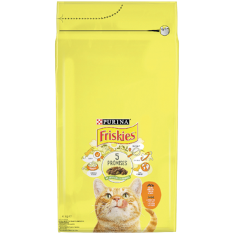 Friskies száraz macskaeledel csirkével és zöldségekkel
