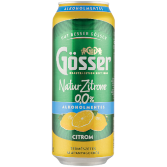 Gösser Nature Zitrone dobozos sör