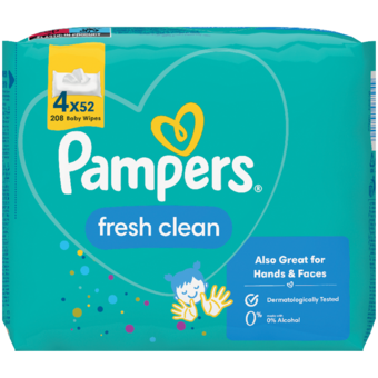 Pampers nedves baba törlőkendő multipack