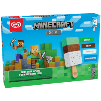 Algida Minecraft jégkrém multipack