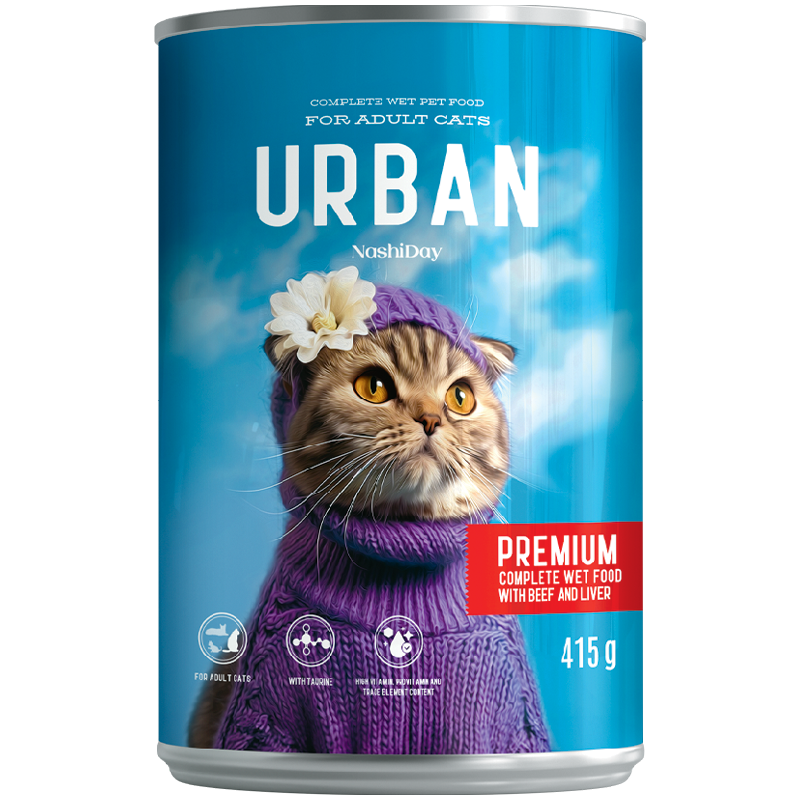 Nashiday Urban Konzerv Macskaeledel