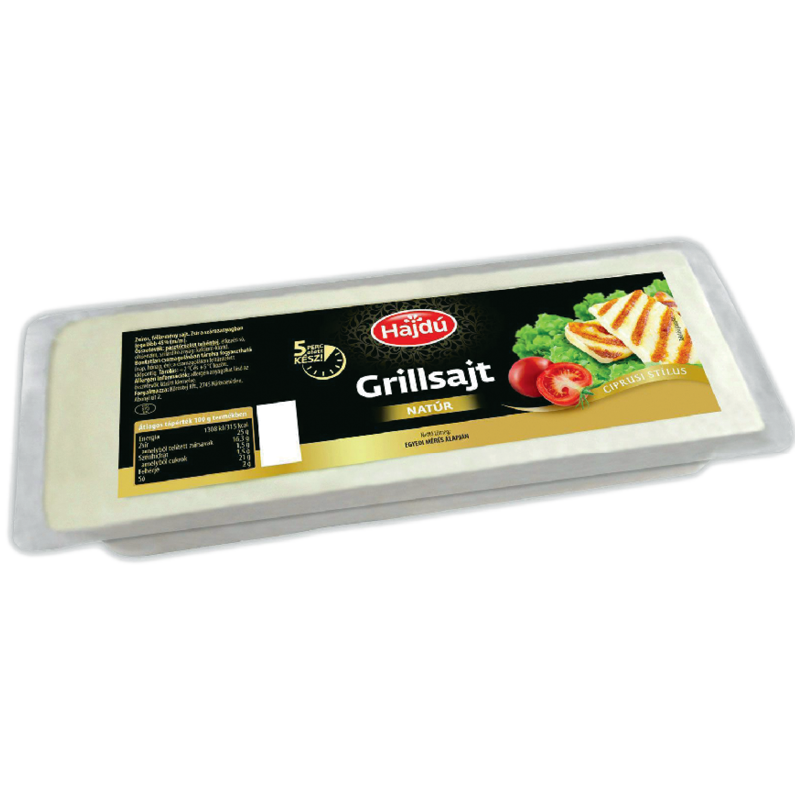 Hajdú Szeletelt Natúr Grillsajt