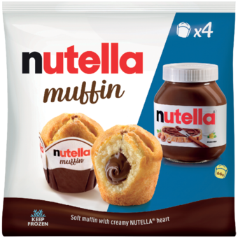 Nutella Muffin gyorsfagyasztott kakaós mogyorókrémmel töltött pékáru