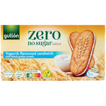 Gullón Zero krémmel töltött keksz édesítőszerrel