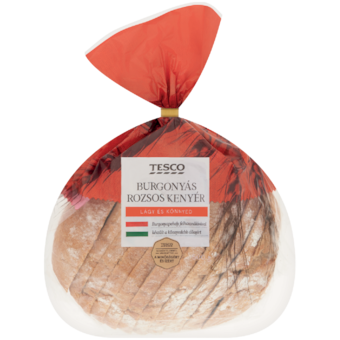 Tesco burgonyás rozsos kenyér