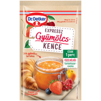 Dr. Oetker Expressz alappor gyümölcskence készítéséhez