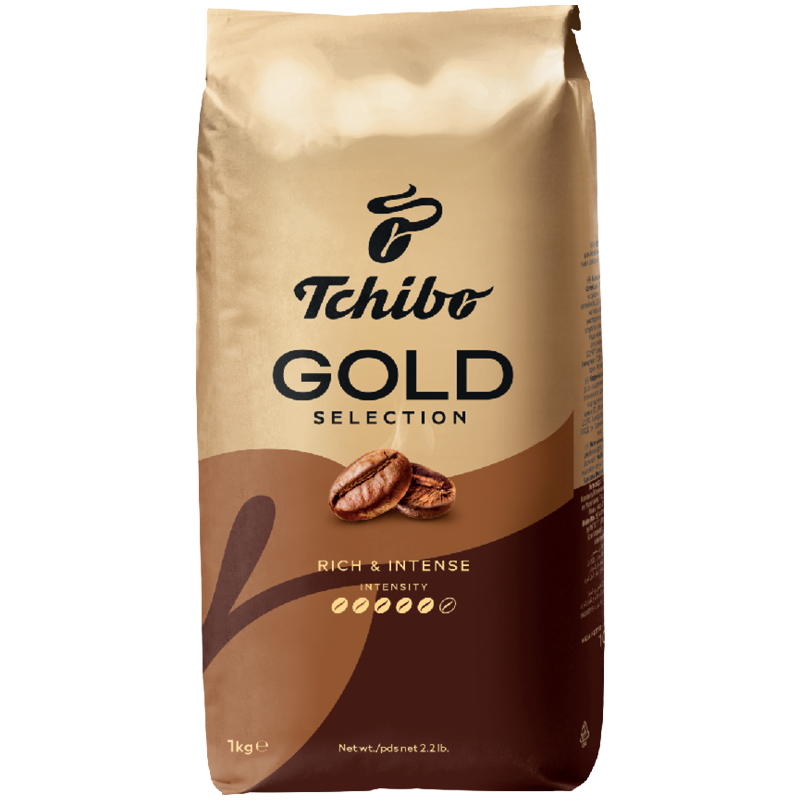 Tchibo Gold Selection Pörkölt, Szemes Kávé