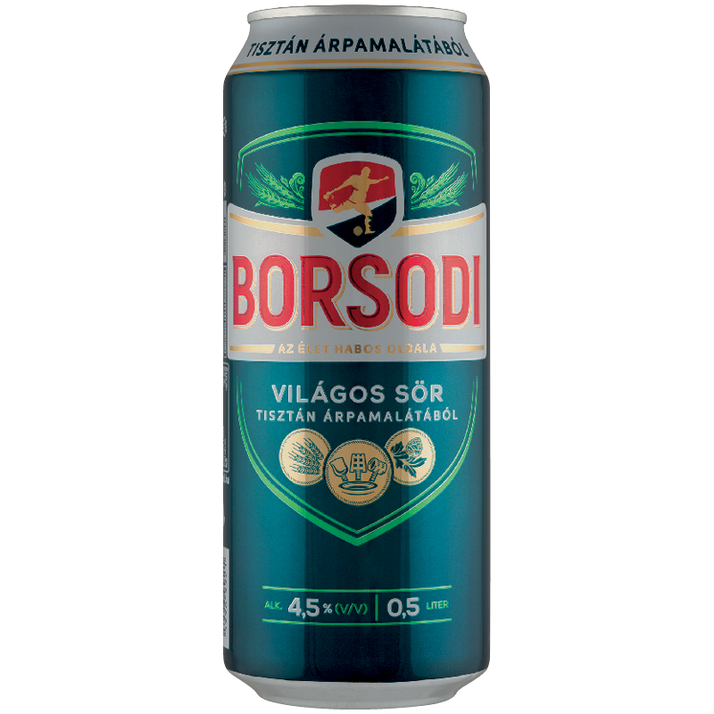 Borsodi Dobozos Világos Sör