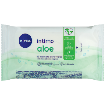 NIVEA Intimo Aloe intim törlőkendő