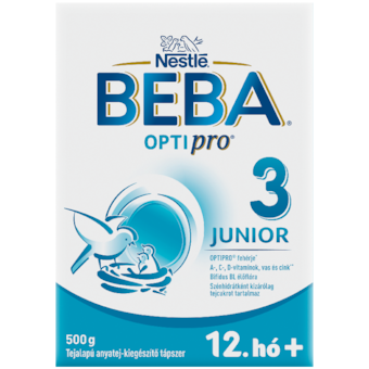 Nestlé Beba Optipro Junior tejalapú anyatej-kiegészítő tápszer