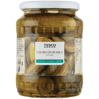 Tesco csemegeuborka