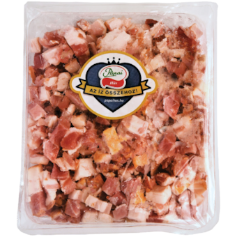 Pápai Hús kockázott bacon
