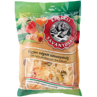 Kécskei Savanyúság vegyes vágott savanyúság