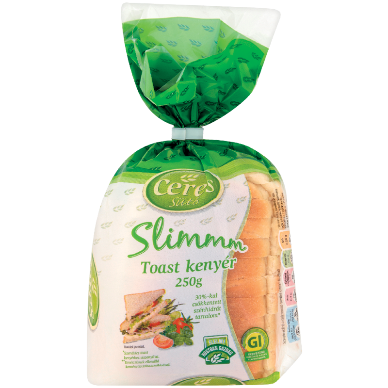 Ceres Slimmm Szeletelt Toast Kenyér