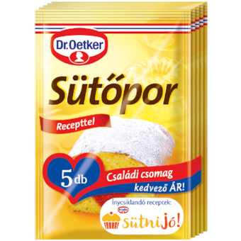 Dr. Oetker családi sütőpor vagy vanillin cukor multipack
