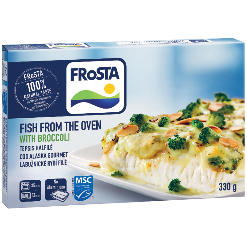 Frosta Fagyasztott Halfilé Brokkolis Szósszal