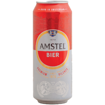 Amstel dobozos sör
