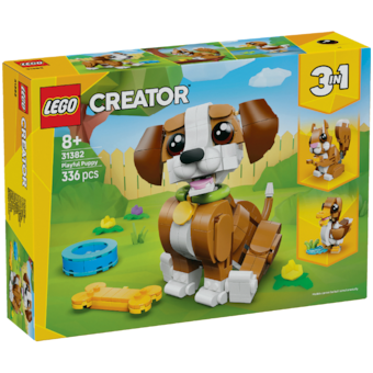 LEGO® Creator 3-in-1 31382 Aranyos állatok: Játékos kiskutya