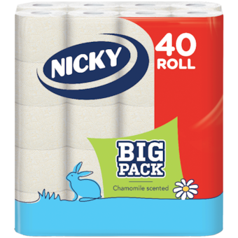 Nicky Big Pack Chamomile scented toalettpapír