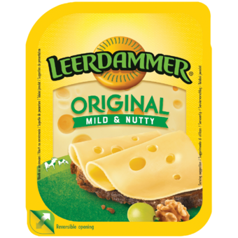 Leerdammer Original félkemény, zsíros szeletelt sajt