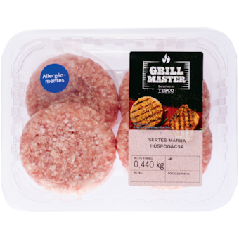 Tesco sertés-marha hamburger pogácsa