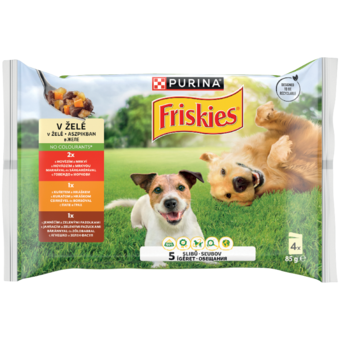 Friskies aszpikos kutyaeledel válogatás