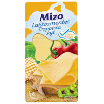 Mizo laktózmentes szeletelt Trappista sajt